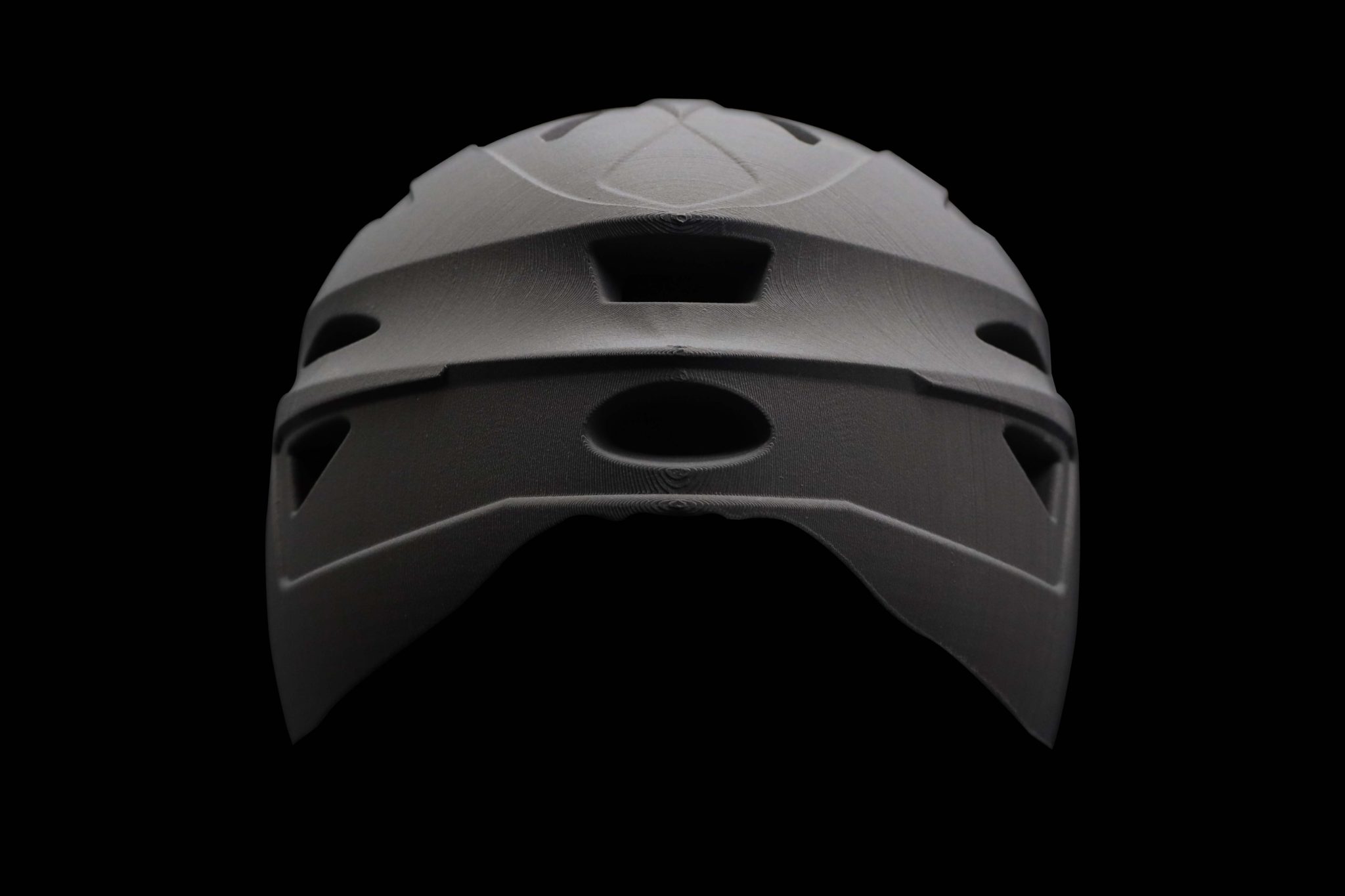 Functional helmet printed with DYNAMIDE® CF from LOOP PRO X