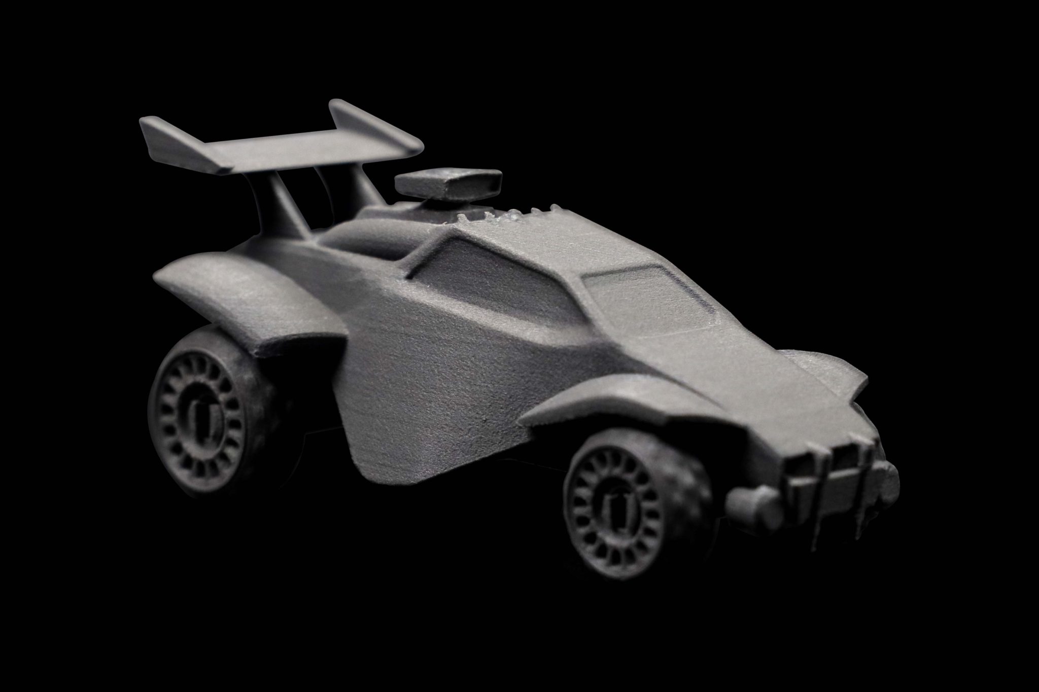 Functional race car printed with DYNAMIDE® CF from LOOP PRO X