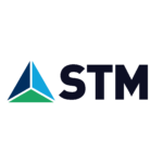 The logo of the STM company, which is one of the LOOP 3D references